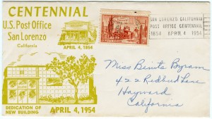 U. S. Post Office, San Lorenzo, California, Dedication of New Building, April 4, 1954 